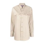 Long Sleeve Tops Ralph Lauren , Brown , Dames