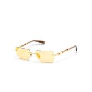 Bps150 G Sunglasses Balmain , Yellow , Dames