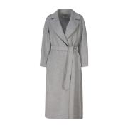 Belted Coats Max Mara , Gray , Dames