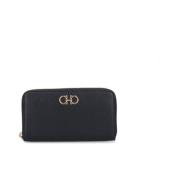 Wallets Cardholders Salvatore Ferragamo , Black , Dames