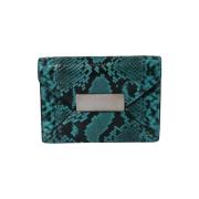 Pre-owned Leather clutches Michael Kors Pre-owned , Green , Dames