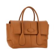 Bruine Leren Schoudertas Tod's , Brown , Dames