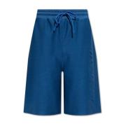 Katoenen shorts Moncler , Blue , Heren