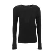 Long Sleeve Tops Agolde , Black , Dames