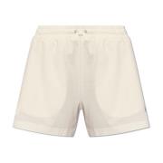 Katoenen shorts Moncler , Beige , Dames