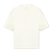 Oversized T-shirt Bottega Veneta , Yellow , Heren