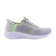 Sportieve Chic Sneakers voor Vrouwen Skechers , Gray , Dames