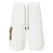 Casual Shorts Sease , White , Heren