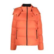 Down Jackets Calvin Klein Jeans , Orange , Dames