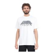 Flames Concert Wit T-shirt Adidas Originals , White , Heren