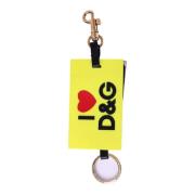 Stijlvolle Sleutelhanger voor Vrouwen Dolce & Gabbana , Yellow , Dames