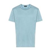 T-Shirts Roberto Collina , Blue , Heren
