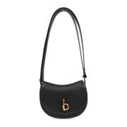 Mini schommelpaard schoudertas Burberry , Black , Dames