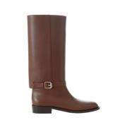 High Boots Burberry , Brown , Dames
