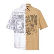 Shirt met korte mouwen Lanvin , Multicolor , Heren