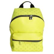 Pre-owned Canvas backpacks Louis Vuitton Vintage , Yellow , Dames