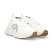 Fly White/Grege Sneakers No Name , White , Dames