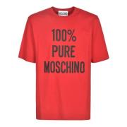 Stijlvolle T-shirts en Polos Moschino , Red , Heren