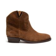 Ankle Boots Via Roma 15 , Brown , Dames
