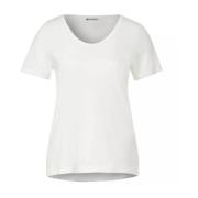 T-Shirts Street One , White , Dames