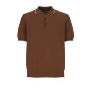 Polo Shirts Peserico , Brown , Heren