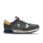 Stijlvolle Tan/Beige Sneakers U.s. Polo Assn. , Multicolor , Heren