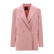 Roze Satijnen Blazer - Dameskleding Pinko , Pink , Dames