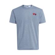 T-Shirts Comme des Garçons Play , Gray , Heren