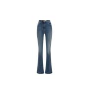Uitlopende jeans Elisabetta Franchi , Blue , Dames