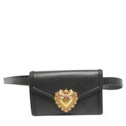 Pre-owned Leather crossbody-bags Dolce & Gabbana Pre-owned , Black , D...