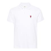 Polo Shirts Ami Paris , White , Dames