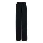 Wide Trousers Federica Tosi , Black , Dames