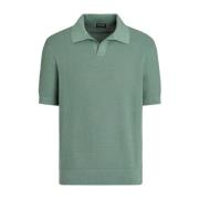 Polo Shirts Ermenegildo Zegna , Green , Heren