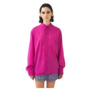 Oversized shirt Anna Antik Batik , Pink , Dames