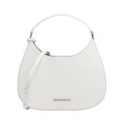 Stijlvolle Leren Portemonnee Emporio Armani , White , Dames