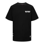 T-Shirts Evisu , Black , Heren