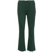 Boot-cut Jeans Mother , Green , Dames