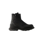 Pre-owned Leather boots Alexander McQueen Pre-owned , Black , Heren