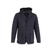 Pre-owned Wool outerwear Moncler Pre-owned , Blue , Dames