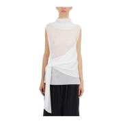 Sleeveless Tops NÜ Denmark , White , Dames