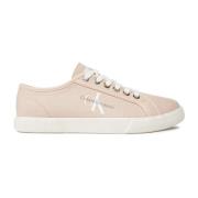 Roze Canvas Tennisschoenen Calvin Klein , Pink , Dames