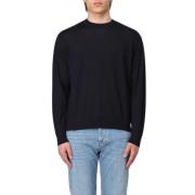 Blauwe Sweaters voor Mannen Emporio Armani , Blue , Heren