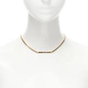 Pre-owned Metal necklaces Bottega Veneta Vintage , Yellow , Dames