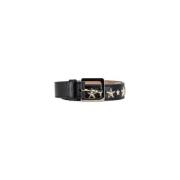 Pre-owned Leather belts Jimmy Choo Pre-owned , Black , Dames