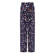 Wide Trousers Essentiel Antwerp , Blue , Dames