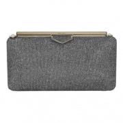 Pre-owned Fabric clutches Jimmy Choo Pre-owned , Gray , Dames