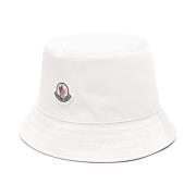 Bucket Hat 20N Zwart Moncler , White , Dames