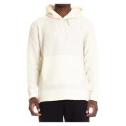 Witte Felpa Hoodie Sweater C.p. Company , White , Heren