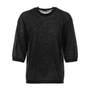 Round-neck Knitwear Z Zegna , Black , Heren