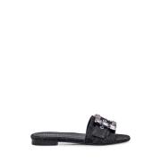 Steenversierde Sandalen Roberto Festa , Black , Dames